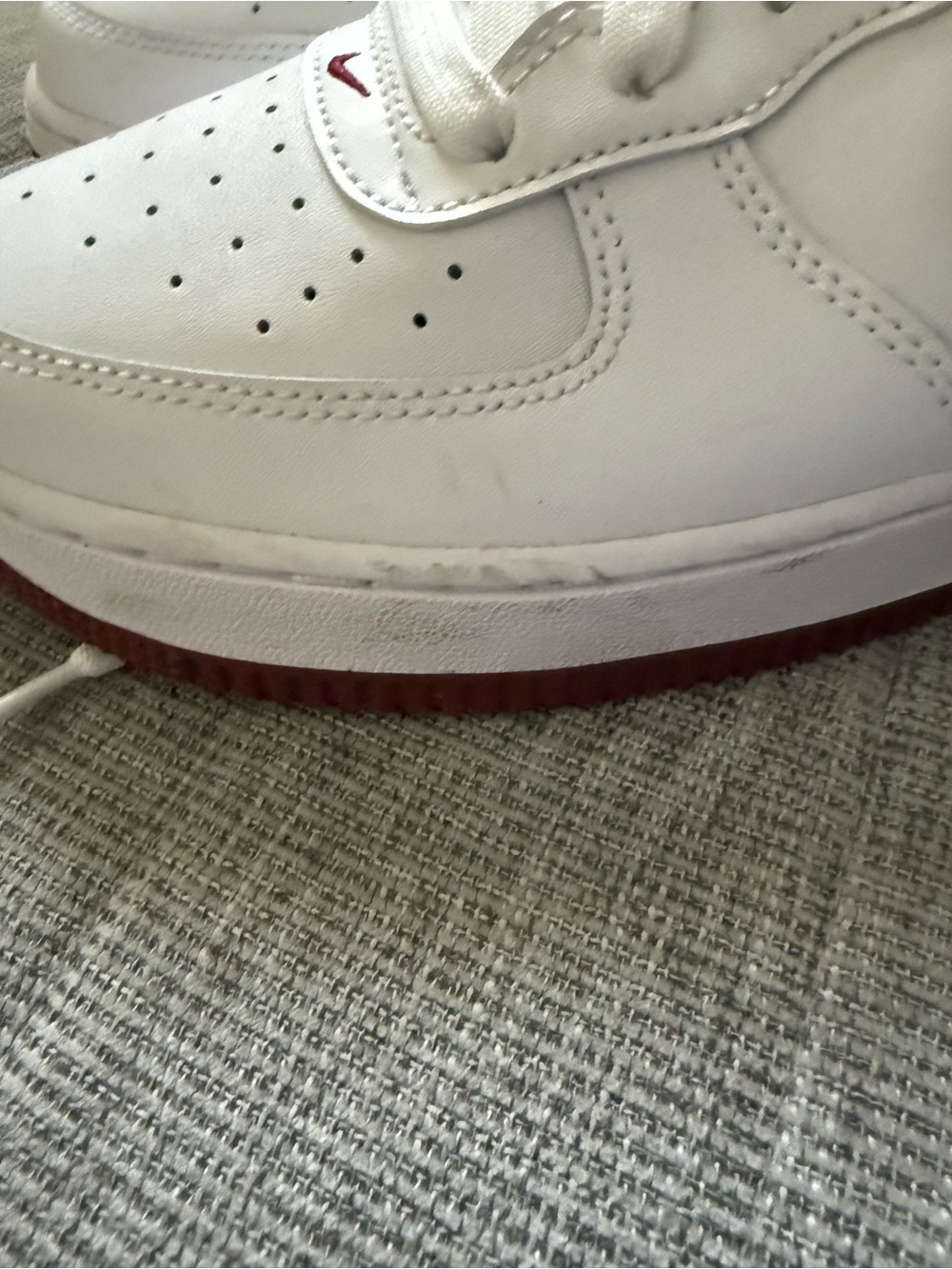 Nike Big Kids Air Force Ones - Picture 5 of 7